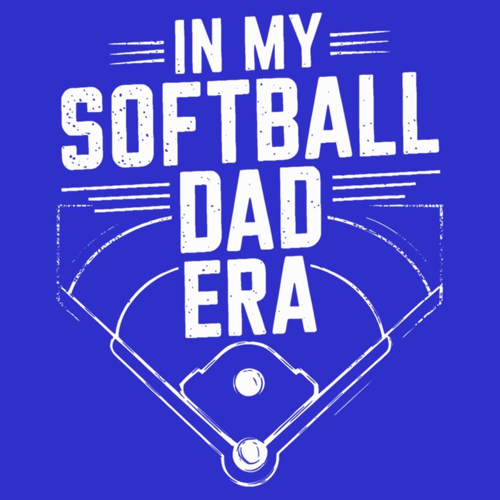 Softball Team Dad In My Softball Dad Era Softball Dad Pride Meaningful Gift 16 in Basic Backpack