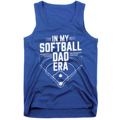 Softball Team Dad In My Softball Dad Era Softball Dad Pride Meaningful Gift Tank Top