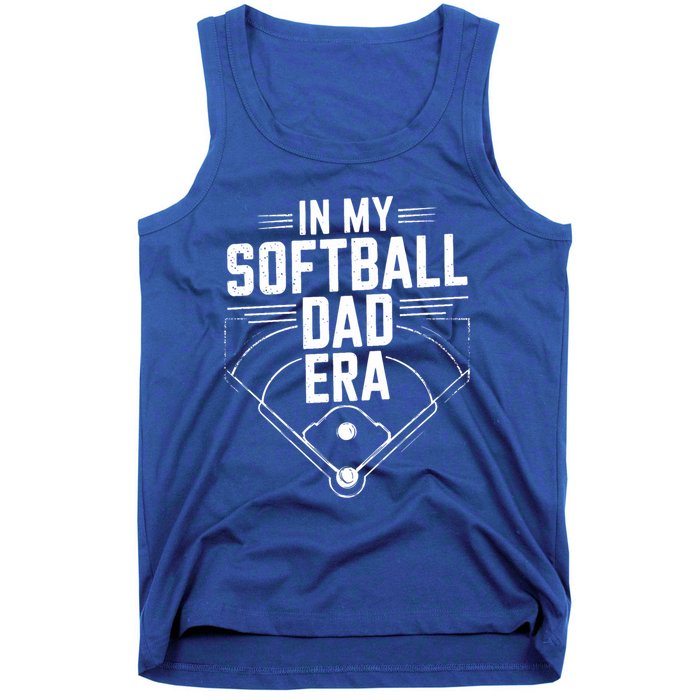 Softball Team Dad In My Softball Dad Era Softball Dad Pride Meaningful Gift Tank Top