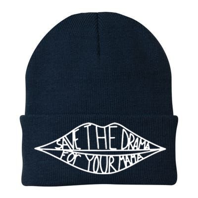 Save The Drama For You Mama Knit Cap Winter Beanie