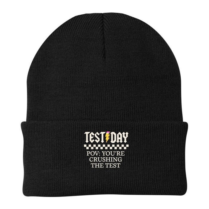 State Testing Day Motivation You Are Crushing The Test Knit Cap Winter Beanie