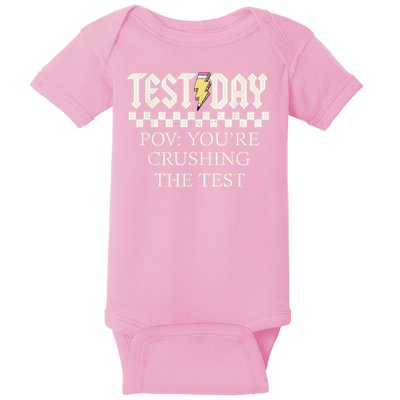 State Testing Day Motivation You Are Crushing The Test Baby Bodysuit