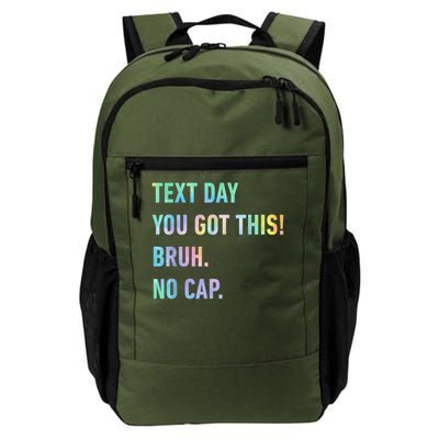 State Testing Day Motivation You Got This Bruh No Cap  Daily Commute Backpack