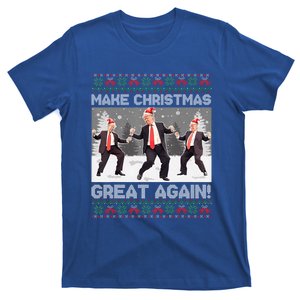 Santa Trump Dance Make Christmas Great Again Ugly Meaningful Gift T-Shirt