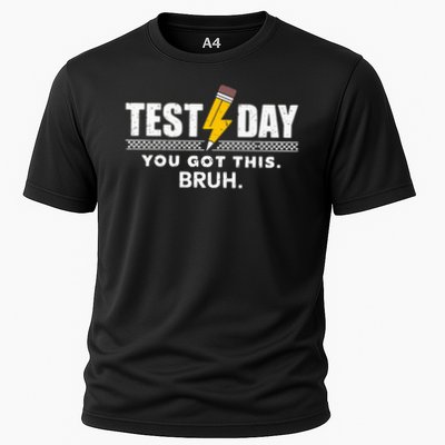 State Testing Day Motivation You Got This Bruh No Cap Cooling Performance Crew T-Shirt
