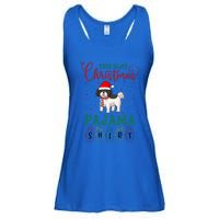 Shih Tzu Dog Xmas Light Funny This Is My Christmas Pajama Meaningful Gift Ladies Essential Flowy Tank