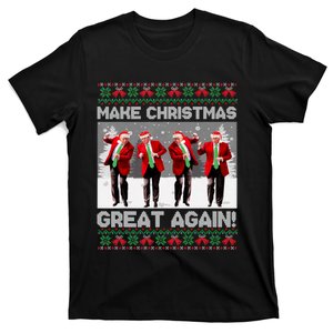 Santa Trump Dance Make Christmas Great Again Ugly Sweater T-Shirt