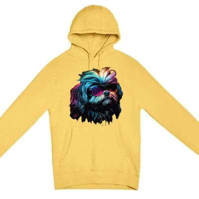 Shih Tzu Dogs Shih Tzus Premium Pullover Hoodie