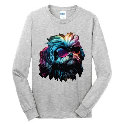 Shih Tzu Dogs Shih Tzus Tall Long Sleeve T-Shirt