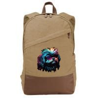 Shih Tzu Dogs Shih Tzus Cotton Canvas Backpack