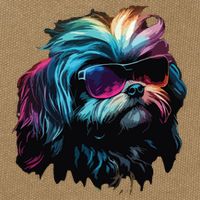 Shih Tzu Dogs Shih Tzus Cotton Canvas Backpack