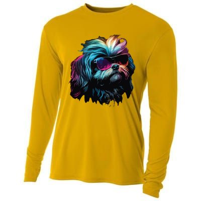 Shih Tzu Dogs Shih Tzus Cooling Performance Long Sleeve Crew