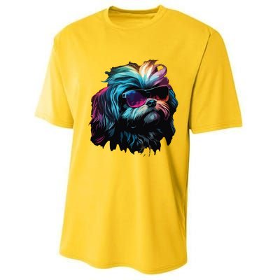 Shih Tzu Dogs Shih Tzus Performance Sprint T-Shirt