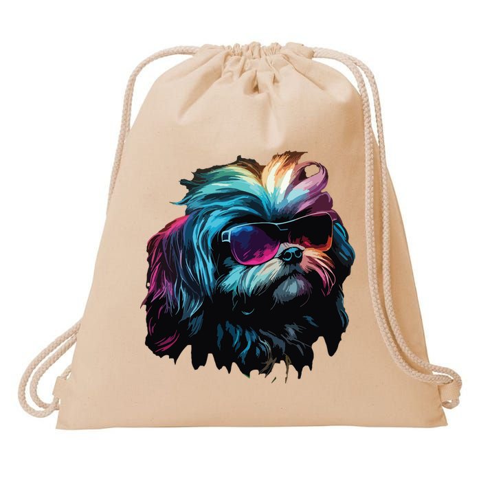 Shih Tzu Dogs Shih Tzus Drawstring Bag