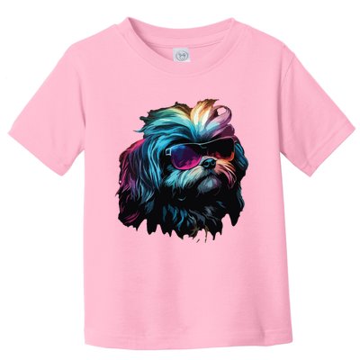 Shih Tzu Dogs Shih Tzus Toddler T-Shirt