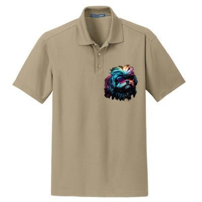 Shih Tzu Dogs Shih Tzus Dry Zone Grid Polo