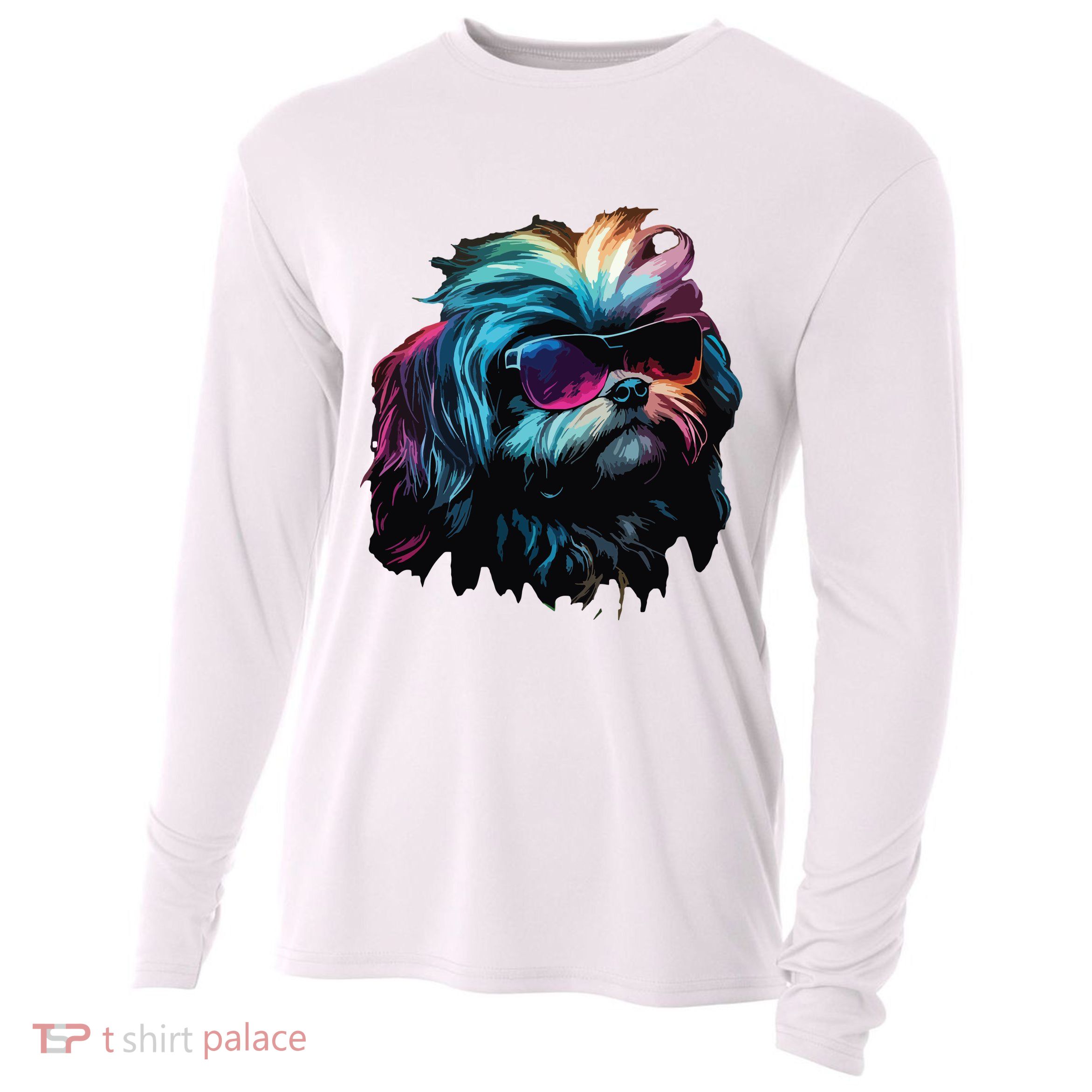 Shih Tzu Dogs Shih Tzus Cooling Performance Long Sleeve Crew