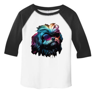 Shih Tzu Dogs Shih Tzus Toddler Fine Jersey T-Shirt