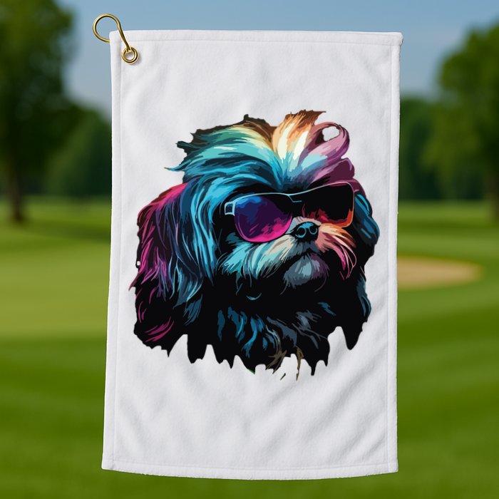 Shih Tzu Dogs Shih Tzus Golf Towel