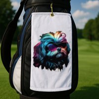 Shih Tzu Dogs Shih Tzus Golf Towel