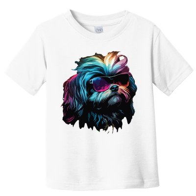 Shih Tzu Dogs Shih Tzus Toddler T-Shirt