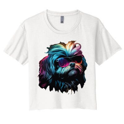Shih Tzu Dogs Shih Tzus Crop Top