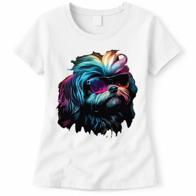 Shih Tzu Dogs Shih Tzus Womens T-Shirt