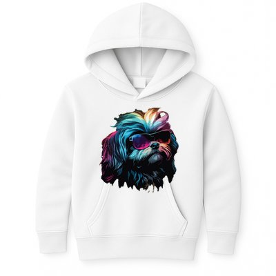 Shih Tzu Dogs Shih Tzus Kids Hoodie