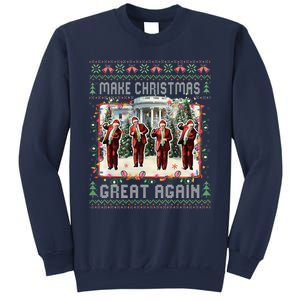 Santa Trump Dance Make Christmas Great Again Ugly Sweater Sweatshirt