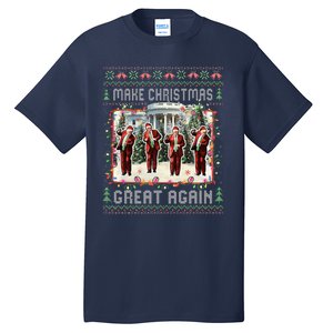 Santa Trump Dance Make Christmas Great Again Ugly Sweater Tall T-Shirt