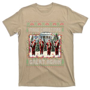 Santa Trump Dance Make Christmas Great Again Ugly Sweater T-Shirt