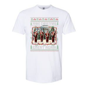 Santa Trump Dance Make Christmas Great Again Ugly Sweater Softstyle CVC T-Shirt