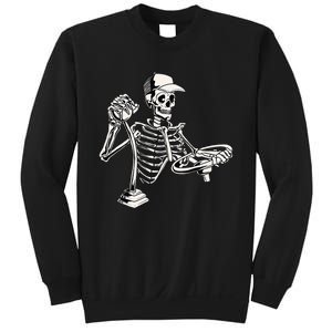 Skeleton Truck Driver Funny Big Trucking Trucker Sweatshirt