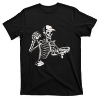 Skeleton Truck Driver Funny Big Trucking Trucker T-Shirt