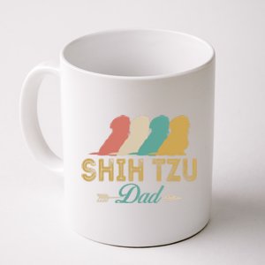 Shih Tzu Dog Retro Shih Tzu Lover Dad Grandpa Meaningful Gift Coffee Mug