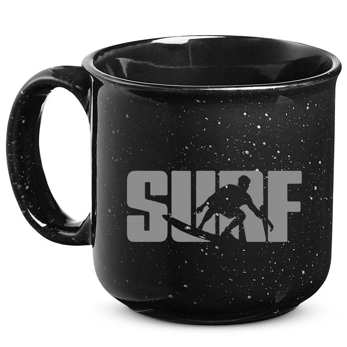 Surfing Themed Design For Surfer Surfing 15oz Campfire Ceramic Mug