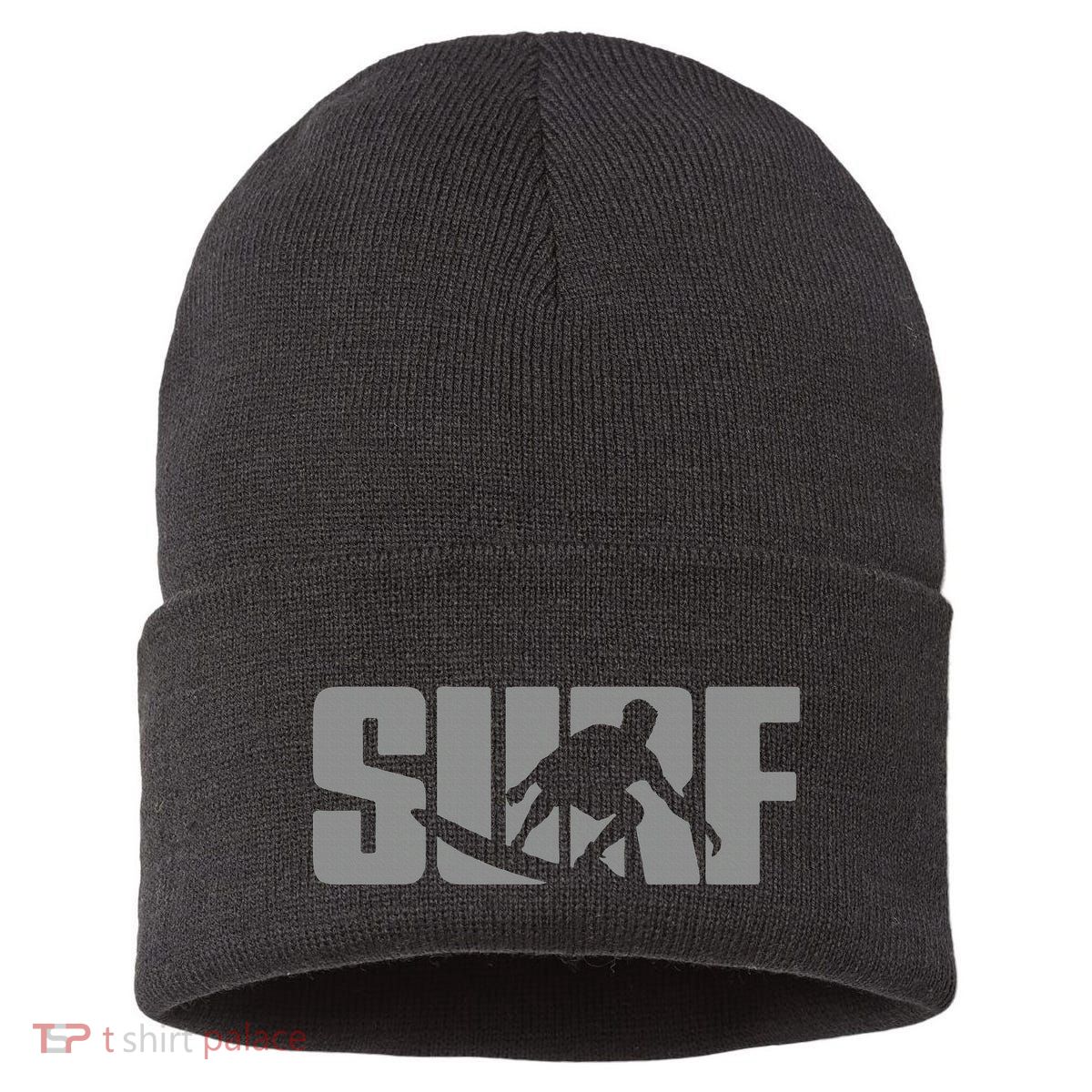 Surfing Themed Design For Surfer Surfing Sustainable Knit Beanie