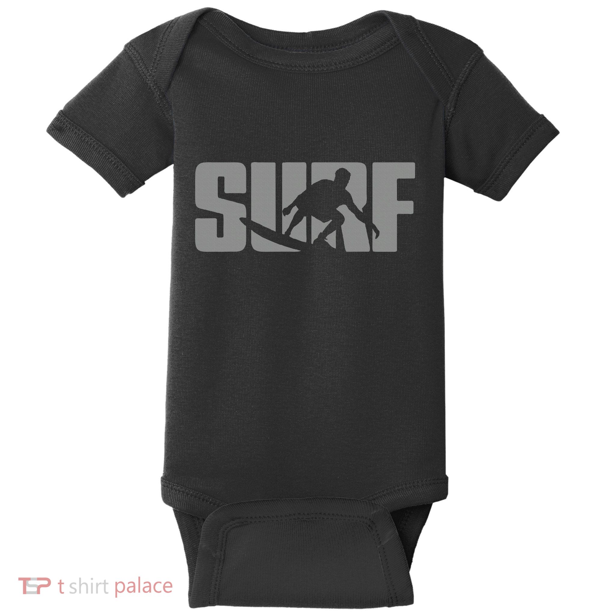 Surfing Themed Design For Surfer Surfing Baby Bodysuit