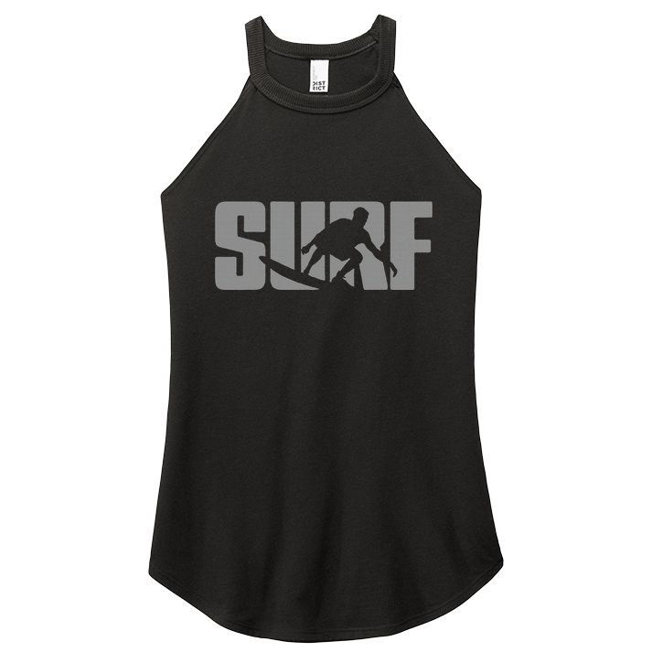 Surfing Themed Design For Surfer Surfing Women's Perfect Tri Rocker Tank