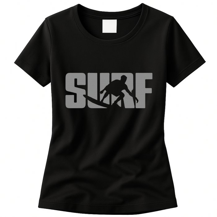 Surfing Themed Design For Surfer Surfing Womens T-Shirt