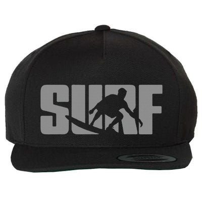 Surfing Themed Design For Surfer Surfing Wool Snapback Cap