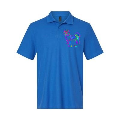 Shih Tzu Dog Lover Colorfull Pop Art Shih Tzu Christmas Fun Great Gift Softstyle Adult Sport Polo