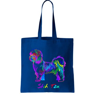 Shih Tzu Dog Lover Colorfull Pop Art Shih Tzu Christmas Fun Great Gift Bag