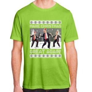 Santa Trump Dance Make Christmas Great Again Ugly Gift Adult ChromaSoft Performance T-Shirt