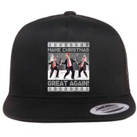 Santa Trump Dance Make Christmas Great Again Ugly Gift Flatbill Hat
