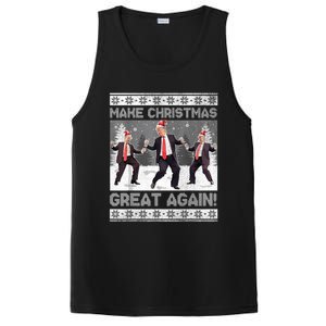 Santa Trump Dance Make Christmas Great Again Ugly Gift PosiCharge Competitor Tank