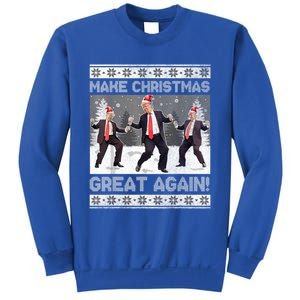 Santa Trump Dance Make Christmas Great Again Ugly Gift Sweatshirt