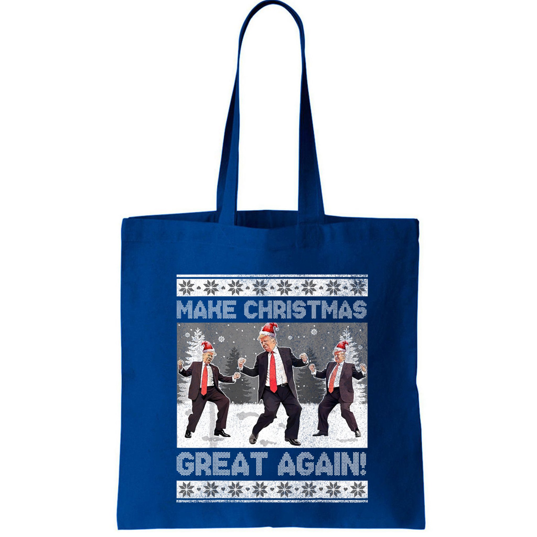 Santa Trump Dance Make Christmas Great Again Ugly Gift Bag