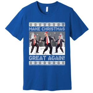 Santa Trump Dance Make Christmas Great Again Ugly Gift Premium T-Shirt