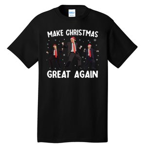 Santa Trump Dance Make Christmas Great Again Xmas Pajamas Tall T-Shirt